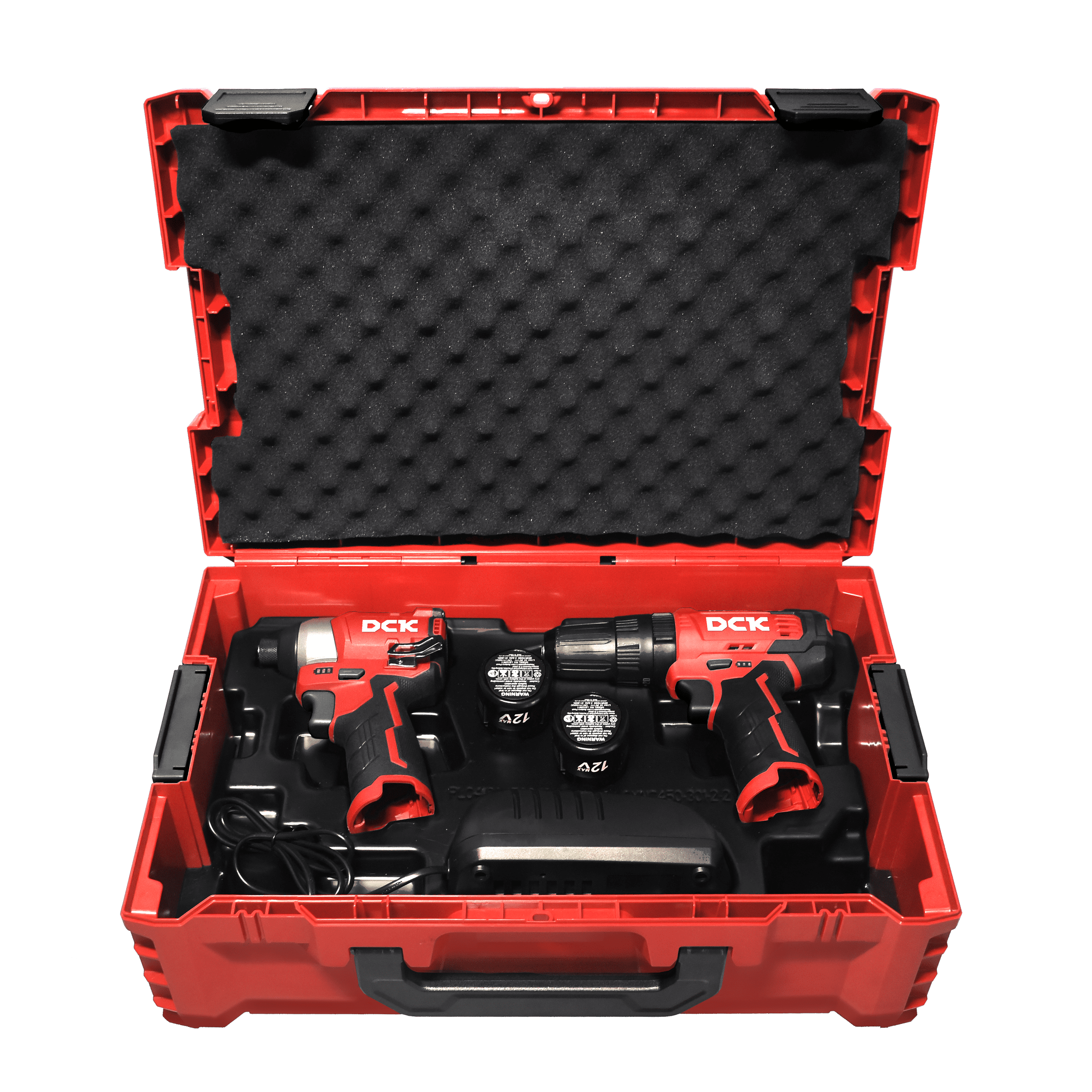 Kit Combo Trapano avvitatore percussivo KDJZ23-10  + Avvitatore ad impulsi KDPL04-8 - 12 V
